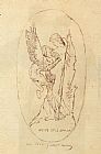 Gustave Moreau Canvas Paintings - Oedipe Et Le Sphinx